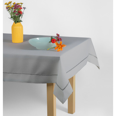 Elegancki Obrus z Gipiurą Silver