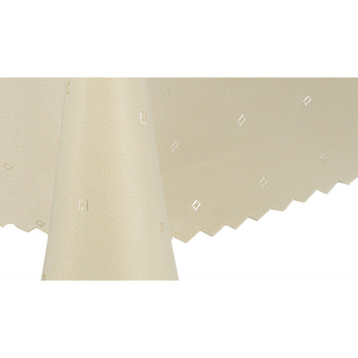 Ovalus atsparus dėmių staltiesė su rombais