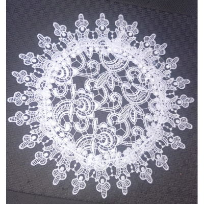 Serwetka Gipiura BIAŁY