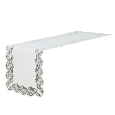 Kreminė Servetėlė "ROSSE" su Nėrinių Rožėmis