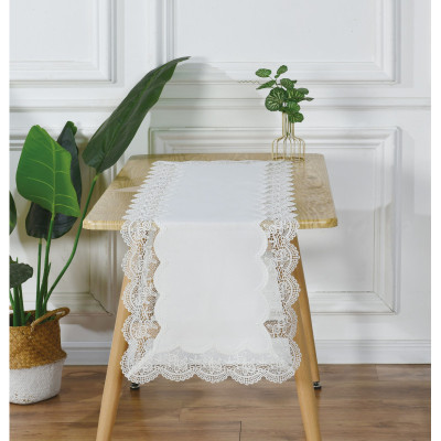 Kreminė Servetėlė "ROSSE" su Nėrinių Rožėmis