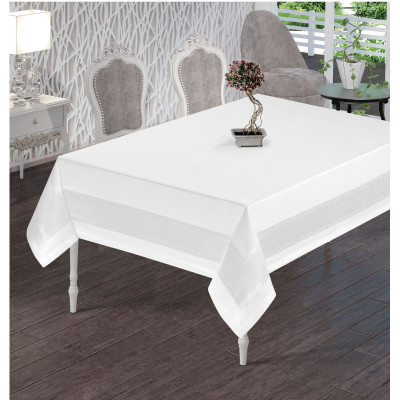 Obrus MARINA BIAŁY Pokryty Teflonem