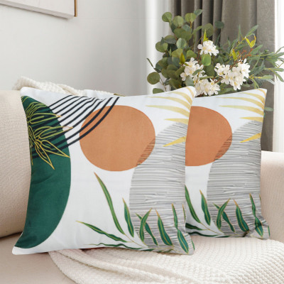 Boho Stiliaus Spausdinta Velvetinė Pagalvėlė