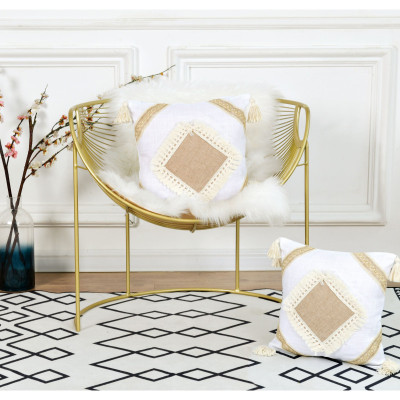 Boho Stiliaus Dekoratyvinė Pagalvėlė su Kutais